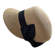 Western szalmakalap, kézzel szőtt, lélegző szalmakalap, brit kalap, elegáns fonott övvel ellátott szalmakalap, cloche kalap