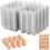 60 Pack Clear Plastic Egg Cartons, Reusable Stackable Egg Containers for Farm, Market & Fridge Storage, 34 Grid 1