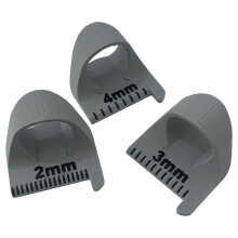 Sada 3 patchworkových pravítok na prsty – 2 mm, 3 mm, 4 mm