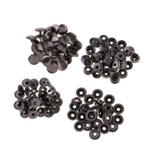 Set of 30 Metal Snap Fasteners Press Stud Buttons DIY for Leather Clothes Jacket 12.5mm