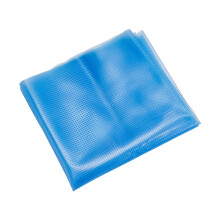 Blauw wateroplosbaar canvasdoek, 14-draads steekstof, wateroplosbare machineborduurstabilisator.