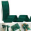Κορδέλα σατέν διπλής όψης 1,5" σε χρώμα Hunter Green, 50 γιάρδες – για χειροτεχνίες, 1