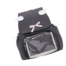 Itabag Transparenter Rucksack mit Stecknadeln für Anime, Cosplay, Schule, Reisen, Tagesrucksack, Handtasche