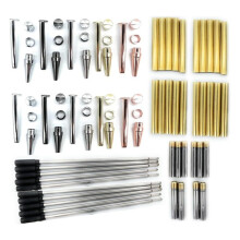 Slimline Wooden Twister Pen Set 10 Pcs Finishes 7mm