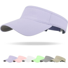 Sun Visor Hat Breathable Visors Sport Golf Visor Adjustable Velcro Sun Cap UV Performance Hats for Women Men