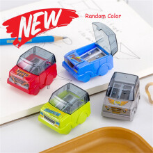 4pcs Handheld Pencil Sharpeners with Lid, Dual Hole for Crayons, Graphite, Pastel, Lip/Eyebrow Pencils – Compatible with Standard Pencils