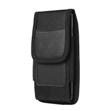 Mobiltelefonfodral, skannerhölster för TC52TC53TC58 telefonfodral, bältesklämma i nylon för mobiltelefon, bärfodral med korthållare, svart