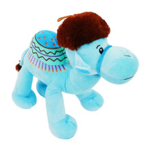 Peluche chameau de dessin animé à poils duveteux de 15 cm - Animal en peluche doux pour enfants et tout-petits, cadeau d'anniversaire et
