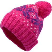 Σκούφος Knit Fairs Isle Nordic με φουσκωτά κουμπιά JZP0026