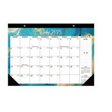 Bureaukalender 2025-2026, Fluid 25-26 jaar wandkalender, eenvoudige bureaukalender, voor thuis, school of kantoor, persoonlijke bureaukalenderplanner