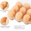 60 Pack Clear Plastic Egg Cartons, Reusable Stackable Egg Containers for Farm, Market & Fridge Storage, 34 Grid 5