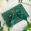 Κορδέλα σατέν διπλής όψης 1,5" σε χρώμα Hunter Green, 50 γιάρδες – για χειροτεχνίες, 5