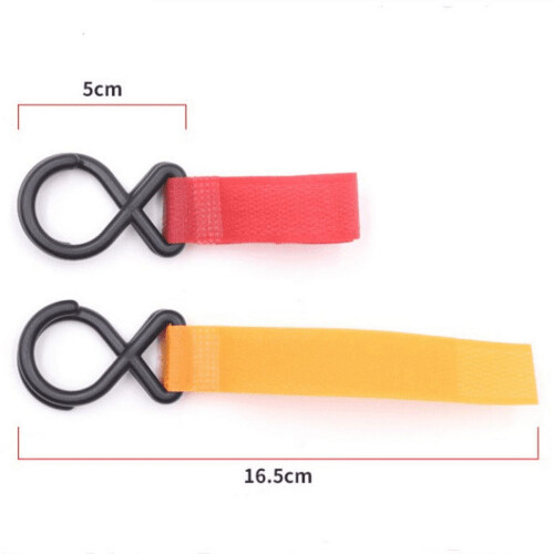 Set di 9 ganci in nylon per passeggini. 1