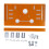 28x15cm Woodworking Cutting Machine Base Plate, 4 Inch Guide Plate 3