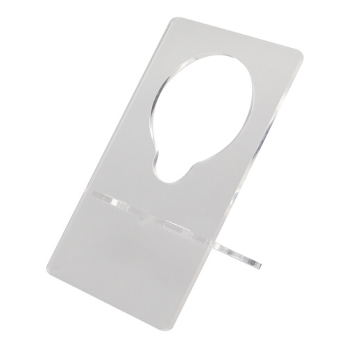 Silicone Nose Model with Acrylic Stand for Piercing Practice, Light Skin 2