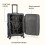 U.S. Traveler Anzio 26" Medium Spinner Suitcase Expandable Dark Grey 10