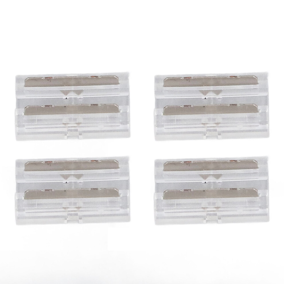 20 Pcs Fcob Cob Led Strip Connector 8Mm 0.31In Transparent Solderless 5091391112996