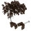 Round Brown  6mm Cable Clips Secure Fastenings Cables [100 Pack] 1
