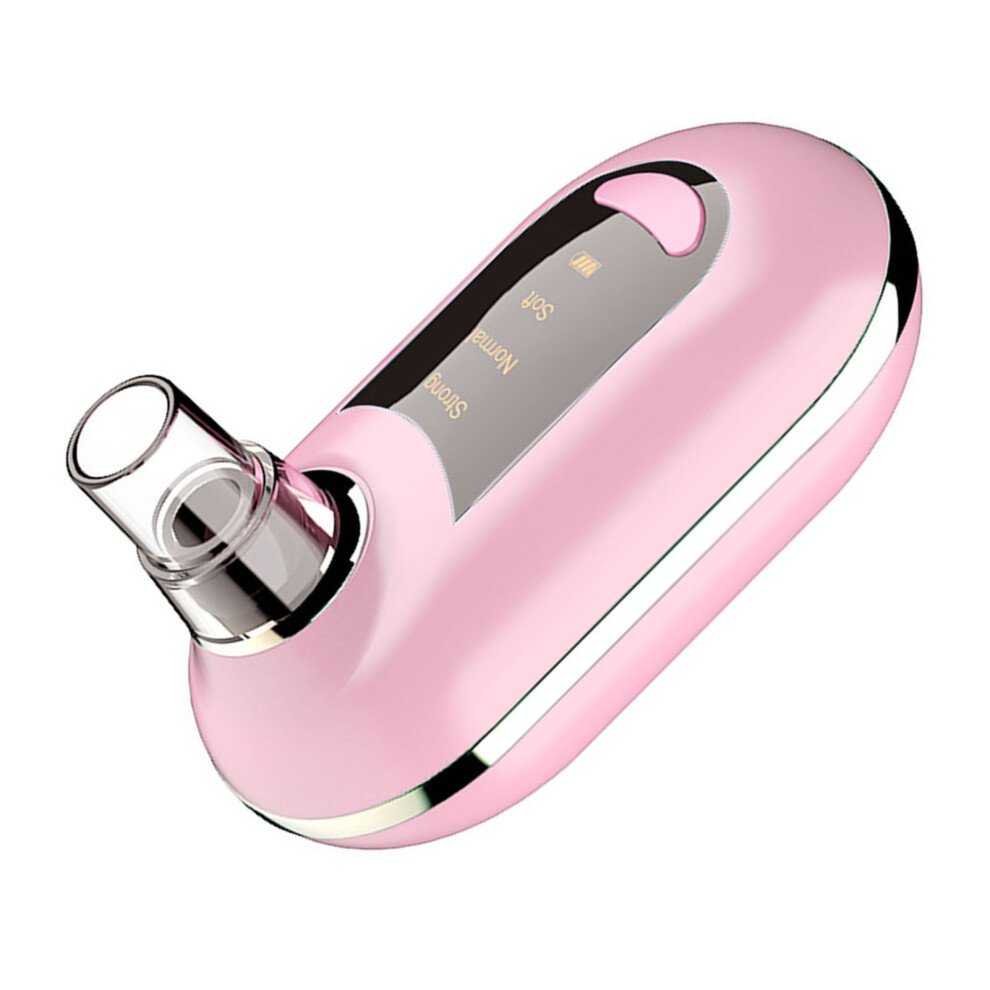 Pink Mini Handheld Vacuum Blackhead Remover 3 Modes Deep Pore Cleaner