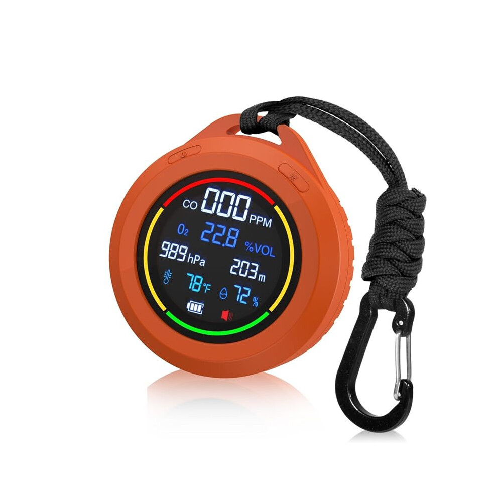 Carbon Monoxide Detectors,6 In1 Co Detector,Air Quality Monitor With Altimeter,Barometer,Temperature,Humidity Monitor 4713140843548