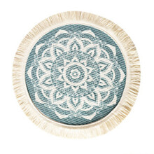 Tischsets mit Quasten, hitzebeständige Platzsets mit Mandala-Muster für den täglichen Gebrauch, vielseitige, gewebte Baumwoll-Platzsets für die