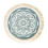 Cotton Polyester Round Placemat with Tassels 1
