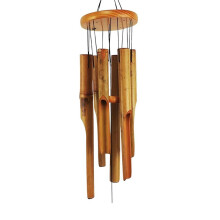 Bamboo Wind Chimes. 38 Inch Outdoor Indoor Hanging Decorative Wind Chimes. Has A Natural Soothing and Pleasant Sound
