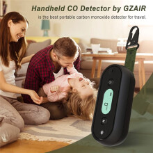 Travel Carbon Monoxide Detector, IP67 Waterproof Portable CO Gas Alarm for Vehicle, Aviation, Camping, Audible, Alerts