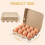 20 Pack Egg Cartons, Paper Pulp Square Egg Cartons Eggs, Egg Cartons Container Empty Egg Tray Pulp Egg Holder 6