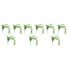 9Pcs Artificial Flower Hops Vine Garland Plant Fake Hanging Vine Greenery for Indoor Outdoor Front Porch Flower Decor