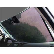 3X Sunshade Roller Blackout Suction Cup Blinds Curtains for Living Kitchen Office Car Window Free-Perforated Curtain E