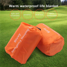 12-Pack Emergency Sleeping Bag Thermal Waterproof Survival Blanket for Outdoor Camping Hiking
