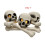 Ceramic Skulls for Fire Pit, Durable Reusable Fire Pit Skulls, Fireproof Fire Pit Skull Log for Bonfire, Campfire 2