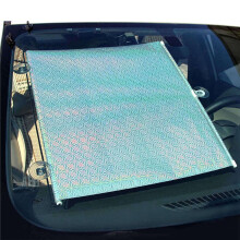 2X Sunshade Roller Blackout Sugkopp Persienner Gardiner för Living Kök Kontors Bil Fönster Fri-Perforerad Gardin E