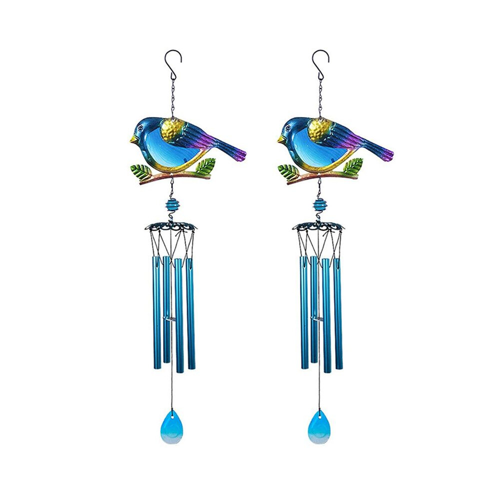 2X Wind Chimes Outdoor Indoor Decor Windchime, Mobile Romantic  Bird Wind Chimes for Home Festival Garden Decoration