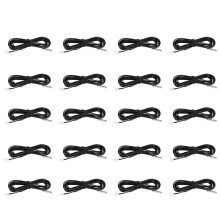 20pcs 2 M NTC Thermistor Temperature Sensor Waterproof Probe Wire 10 K 1% 3950 Black