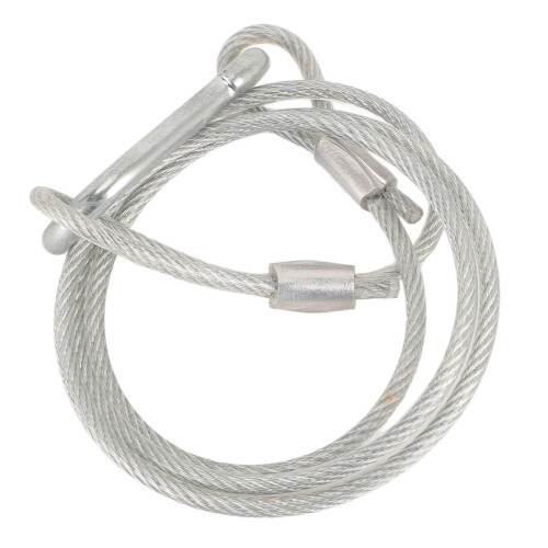 Câble de sécurité pour éclairage de scène E03, 30 kg, inox