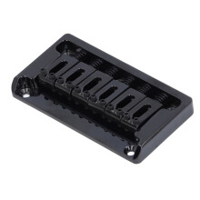6-Saitiges Messing-E-Gitarrensaitenbrücke-Kit, ohne Tremolo, 52,5 mm Abstand