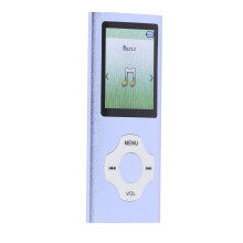 Ultra-schlanker 1,8" Farbmonitor MP3 MP4 Player 16GB Aluminium