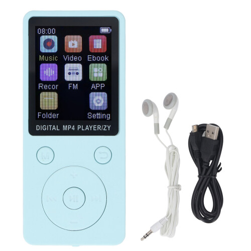 MP3-Player 1,8 Zoll Farbdisplay 128 GB blau HiFi 1