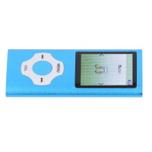 68GB MP3 MP4 Musikplayer mit 1,8" Bildschirm, 128GB Unterstützung, Blau
