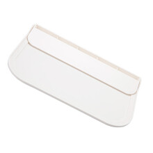White Folding Bathroom Shelf Wall Mounted