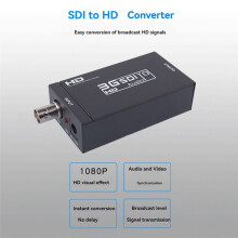 3G-SDI to -Compatible Converter 3G-SDI to HDTV 1080P Broadcasting-Level Transmission Converter for Monitor HDTV