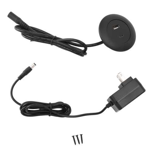 Embedded USB Hub with USB A/C Ports for Sofa Table Bedside 215g 2