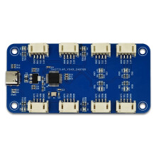 CH344Q USB Typu C do 8-Way TTL Moduł Szeregowy 8-Kanałowy Port Szeregowy UART Wielokanałowy Moduł Rozszerzający Port Szeregowy