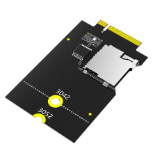 Card TF SDHC SDXC to NGFF Key B Adapter(Supports USB Bus, Not Bus)