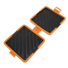 Mikrowellen-Toastie-Sandwich-Maker orange kabellos