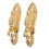 Screw Mount Curtain Tassel Tie Back tieback Wall Hooks 4PCS Gold Tone 3