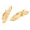 Screw Mount Curtain Tassel Tie Back tieback Wall Hooks 4PCS Gold Tone 5