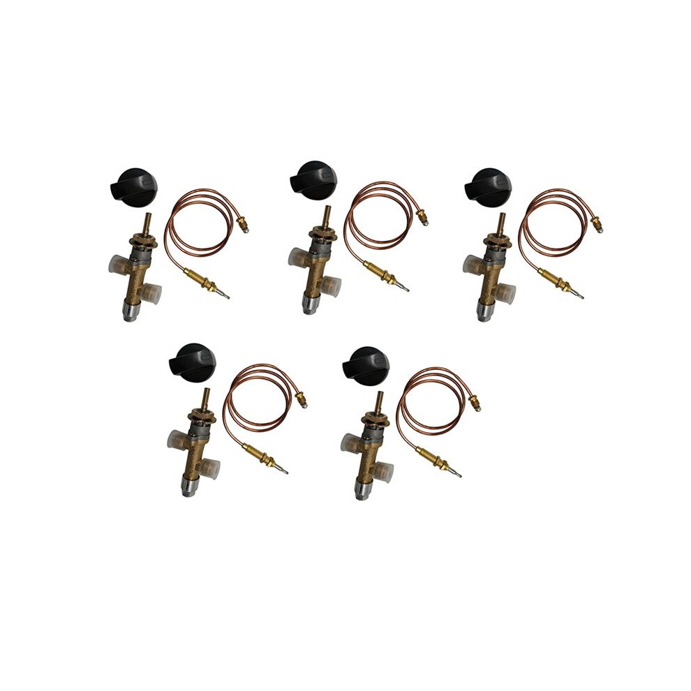 5X Propane Lpg Gas Fire Pit Control Safety Valve Flame Failure Device Gas Heater Valve With Thermocouple And Knob 4713908278919